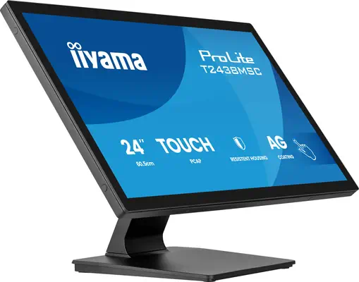 iiyama ProLite T2438MSC-B2 écran plat de PC 60,5 cm (23.8") 1920 x 1080 pixels Full HD LED Écran tac - Ecran Ordinateur - visuel 1