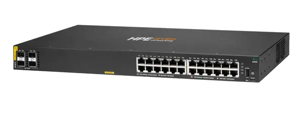 Aruba Networking CX 6000 24p 10M/100M/1G Class4 PoE 4p SFP 1G 370W Switch - HP - Switchs et Hubs - visuel 2
