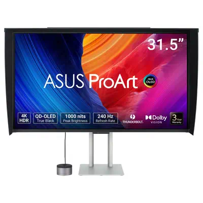 ASUS ProArt OLED PA32UCDMR-K écran plat de PC 80 cm (31.5") 3840 x 2160 pixels 4K Ultra HD QD-OLED N - Asus - Ecran Ordinateur - visuel 1