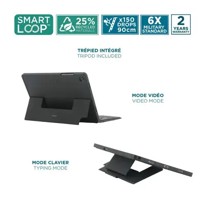 Mobilis 029040 étui pour tablette 27,9 cm (11") Folio Noir - Sacoche & Housse - visuel 7