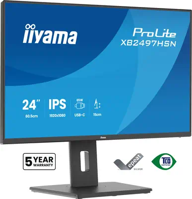 iiyama ProLite XB2497HSN-B1 écran plat de PC 60,5 cm (23.8") 1920 x 1080 pixels Full HD LED Noir - Ecran Ordinateur - visuel 1