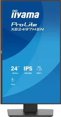 iiyama ProLite XB2497HSN-B1 écran plat de PC 60,5 cm (23.8") 1920 x 1080 pixels Full HD LED Noir - Ecran Ordinateur - visuel 4
