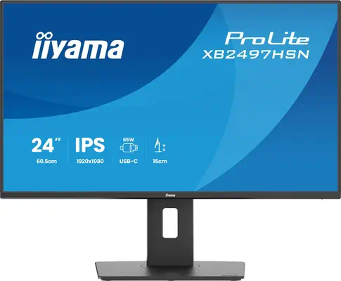iiyama ProLite XB2497HSN-B1 écran plat de PC 60,5 cm (23.8") 1920 x 1080 pixels Full HD LED Noir - Ecran Ordinateur - visuel 3