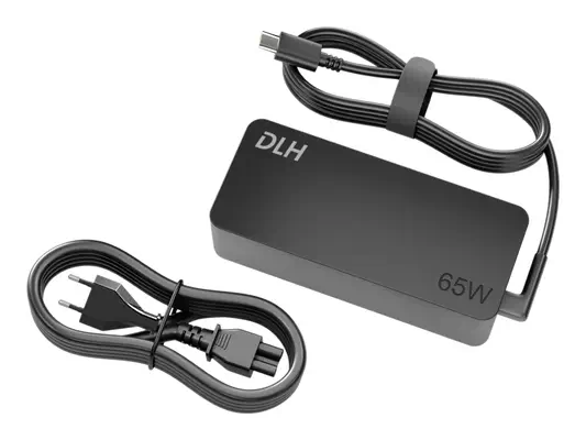 DLH DY-AI5565 adaptateur de puissance & onduleur Intérieure 65 W Noir - Chargeur et alimentation - visuel 1