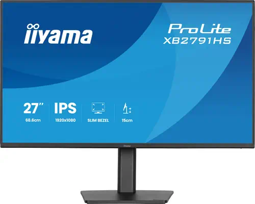 iiyama ProLite XB2791HS-B1 écran plat de PC 68,6 cm (27") 1920 x 1080 pixels Full HD LED Noir - Ecran Ordinateur - visuel 3