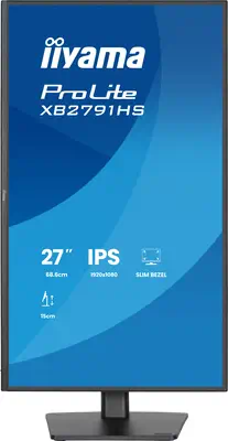 iiyama ProLite XB2791HS-B1 écran plat de PC 68,6 cm (27") 1920 x 1080 pixels Full HD LED Noir - Ecran Ordinateur - visuel 4