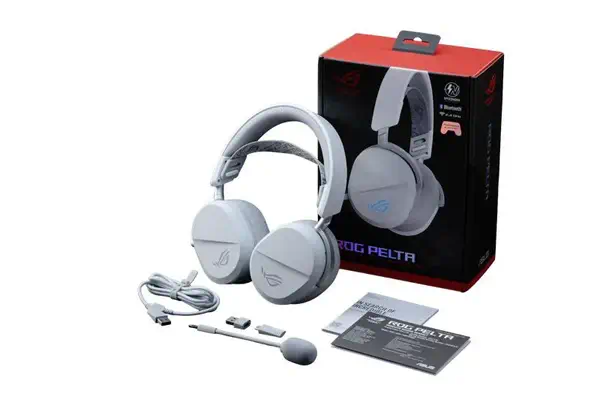 ASUS ROG Pelta Casque Avec fil &sans fil Arceau Gaming USB Type-C Bluetooth Blanc - Asus - Casque Micro - visuel 10