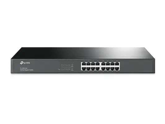 TP-Link TL-SG1016 commutateur réseau Non-géré Gigabit Ethernet (10/100/1000) 1U Noir - Switchs et Hubs - visuel 1