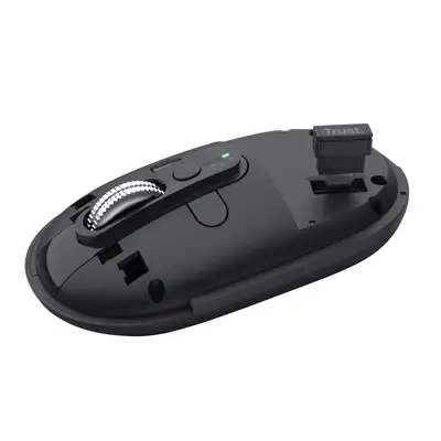 Trust Seron Slim Multi souris Bureau Ambidextre RF sans fil + Bluetooth Optique 3200 DPI - Souris - visuel 8