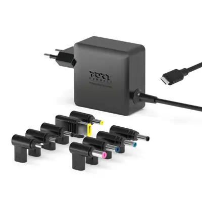 Port Designs 904065UWEU adaptateur de puissance & onduleur Intérieure 65 W Noir - Batterie - visuel 3