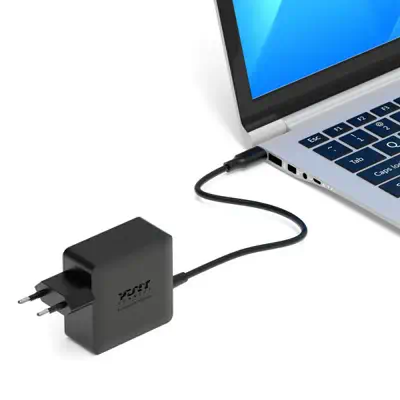 Port Designs 904065CWEU adaptateur de puissance & onduleur Intérieure 65 W Noir - Boitier d'alimentation - visuel 3