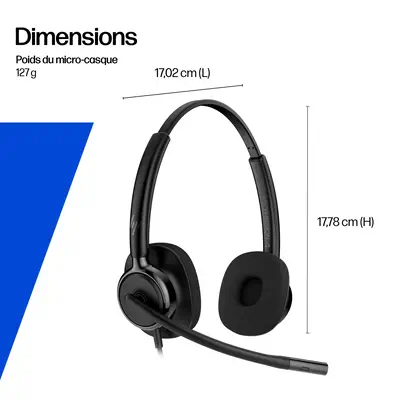 Micro-casque filaire USB monaural HP Poly Mission 415 - Casque Micro - visuel 3