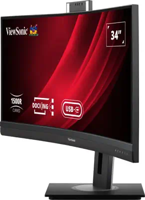 Viewsonic VG3457CV écran plat de PC 86,4 cm (34") 3440 x 1440 pixels UltraWide Quad HD LED Noir - Ecran Ordinateur - visuel 4