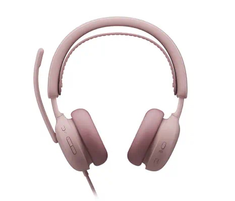Logitech 981-001616 casque Avec fil Arceau Appels/Musique USB Type-C / USB Type-A Rose - Casque Micro - visuel 3