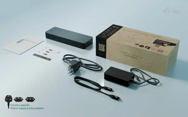 Thunderbolt 4 Intelligent Dual Display Docking Station + Power Delivery 90W - I-Tec - Station d'accueil pour portable - visuel 4