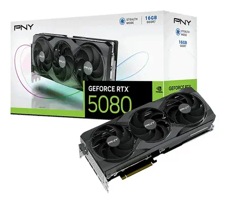 PNY GeForce RTX 5080 Triple Fan NVIDIA 16 Go GDDR7 - Carte graphique - visuel 9