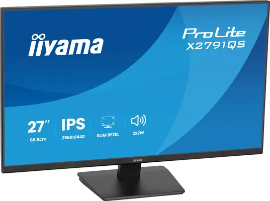 iiyama ProLite X2791QS-B1 écran plat de PC 68,6 cm (27") 2560 x 1440 pixels Quad HD LED Noir - Ecran Ordinateur - visuel 5
