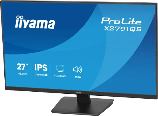 iiyama ProLite X2791QS-B1 écran plat de PC 68,6 cm (27") 2560 x 1440 pixels Quad HD LED Noir - Ecran Ordinateur - visuel 7