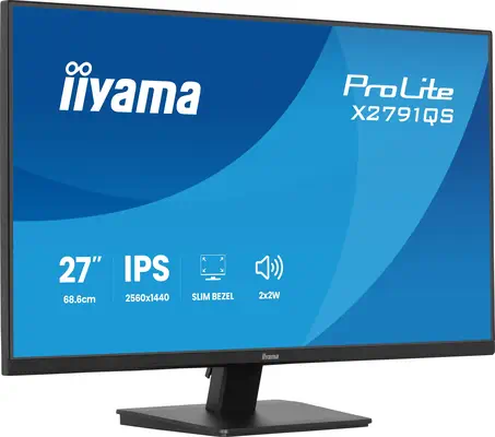 iiyama ProLite X2791QS-B1 écran plat de PC 68,6 cm (27") 2560 x 1440 pixels Quad HD LED Noir - Ecran Ordinateur - visuel 4
