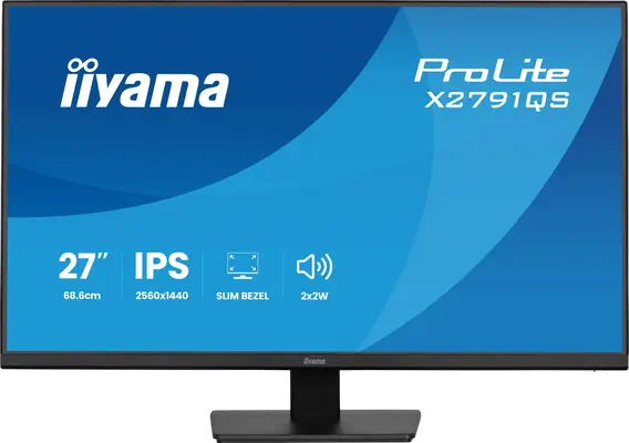iiyama ProLite X2791QS-B1 écran plat de PC 68,6 cm (27") 2560 x 1440 pixels Quad HD LED Noir - Ecran Ordinateur - visuel 3