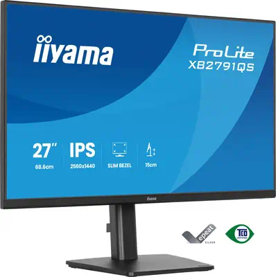 iiyama ProLite XB2791QS-B1 écran plat de PC 68,6 cm (27") 2560 x 1440 pixels Quad HD LED Noir - Ecran Ordinateur - visuel 1