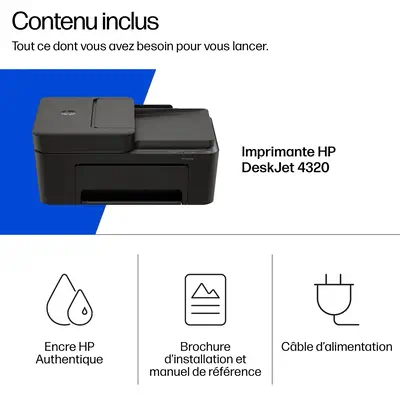 DeskJet 4320 Sans fil All-in-One Couleur Imprimante, Instant Ink - HP - Multifonctions Jet d'encre - visuel 9