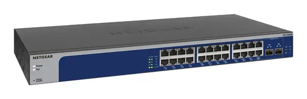 NETGEAR XS724EM Géré L2 10G Ethernet (100/1000/10000) 1U Bleu, Gris - Netgear - Switchs et Hubs - visuel 4
