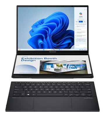 ASUS Zenbook Duo UX8406CA-DICQL276X Intel Core Ultra 9 285H Hybride (2-en-1) 35,6 cm (14") Écran tac - Asus - PC Portable - visuel 8