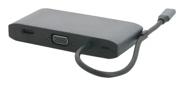 Mobilis 020027 station d'accueil Avec fil USB 3.2 Gen 1 (3.1 Gen 1) Type-C Gris - Station d'accueil pour portable - visuel 2