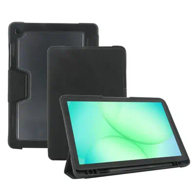 Mobilis 062016 étui pour tablette 27,9 cm (11") Folio porte carte Noir, Transparent - Etui et Housse - visuel 2