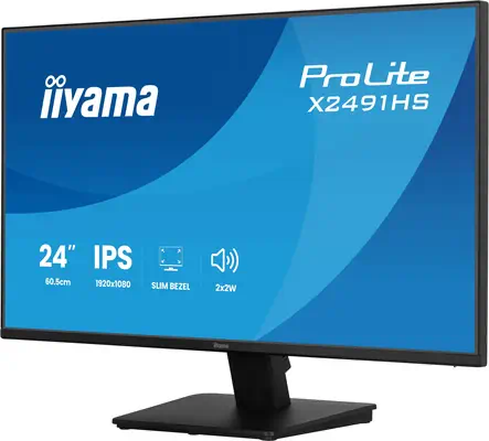 iiyama ProLite X2491HS-B1 écran plat de PC 60,5 cm (23.8") 1920 x 1080 pixels Full HD LCD Noir - Ecran Ordinateur - visuel 5