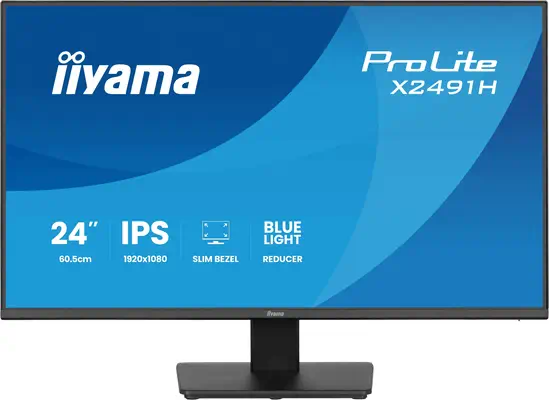 iiyama ProLite X2491H-B1 écran plat de PC 60,5 cm (23.8") 1920 x 1080 pixels Full HD LCD Noir - Ecran Ordinateur - visuel 3