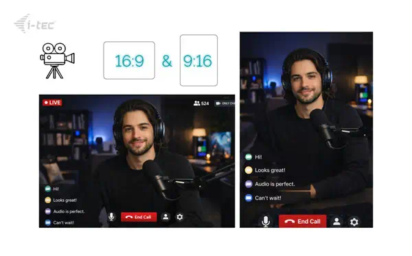 i-tec SOLOMON 700 STREAM 4K Webcam Ring Light - I-Tec - visuel 6