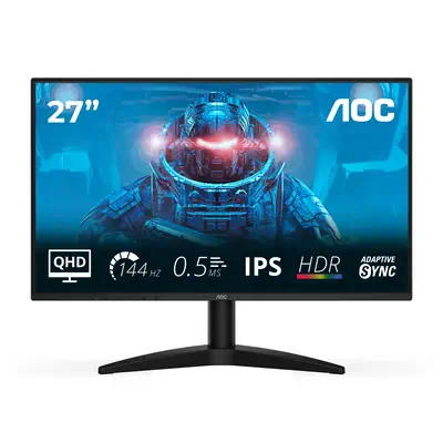 AOC B3 Q27B36X écran plat de PC 68,6 cm (27") 2560 x 1440 pixels Quad HD LED Noir - Ecran Ordinateur - visuel 1