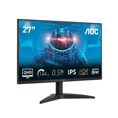 AOC B3 Q27B36X écran plat de PC 68,6 cm (27") 2560 x 1440 pixels Quad HD LED Noir - Ecran Ordinateur - visuel 2