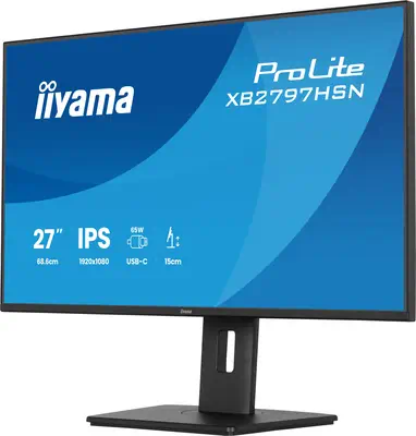 iiyama ProLite XB2797HSN-B1 écran plat de PC 68,6 cm (27") 1920 x 1080 pixels Full HD LCD Noir - Ecran Ordinateur - visuel 6