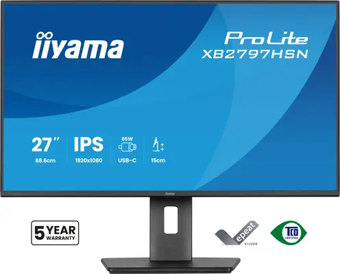 iiyama ProLite XB2797HSN-B1 écran plat de PC 68,6 cm (27") 1920 x 1080 pixels Full HD LCD Noir - Ecran Ordinateur - visuel 2