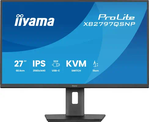 iiyama ProLite XB2797QSNP-B1 écran plat de PC 68,6 cm (27") 2560 x 1440 pixels Quad HD LED Noir - Ecran Ordinateur - visuel 4