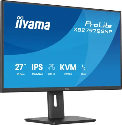 iiyama ProLite XB2797QSNP-B1 écran plat de PC 68,6 cm (27") 2560 x 1440 pixels Quad HD LED Noir - Ecran Ordinateur - visuel 5