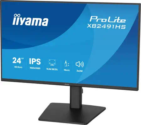 iiyama ProLite XB2491HS-B1 écran plat de PC 60,5 cm (23.8") 1920 x 1080 pixels Full HD LCD Noir - Ecran Ordinateur - visuel 7