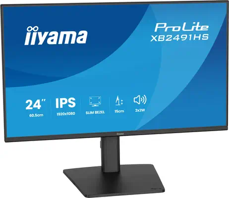 iiyama ProLite XB2491HS-B1 écran plat de PC 60,5 cm (23.8") 1920 x 1080 pixels Full HD LCD Noir - Ecran Ordinateur - visuel 4