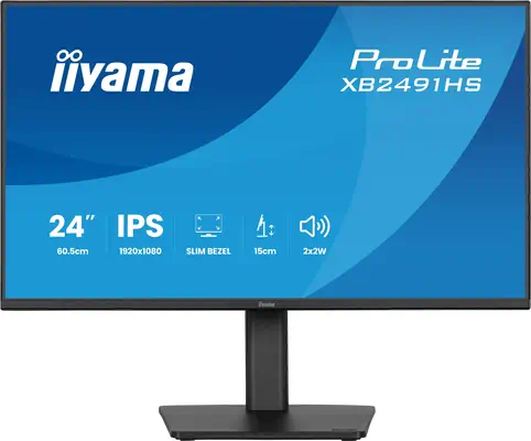 iiyama ProLite XB2491HS-B1 écran plat de PC 60,5 cm (23.8") 1920 x 1080 pixels Full HD LCD Noir - Ecran Ordinateur - visuel 3