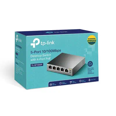 TP-Link TL-SF1005P commutateur réseau Non-géré Fast Ethernet (10/100) Connexion Ethernet, supportant - Switchs et Hubs - visuel 5