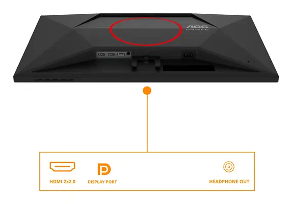 AOC G4 27G4ZRE écran plat de PC 68,6 cm (27") 1920 x 1080 pixels Full HD LED Noir, Rouge - Ecran Ordinateur - visuel 3