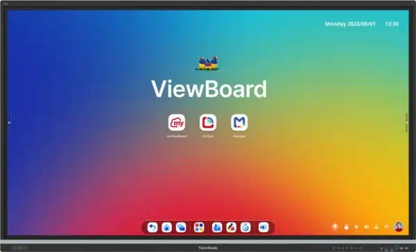 Viewsonic IFP7551-3C tableau blanc interactif 190,5 cm (75") 3840 x 2160 pixels Écran tactile Noir - Ecran Numérique Interactif - visuel 2