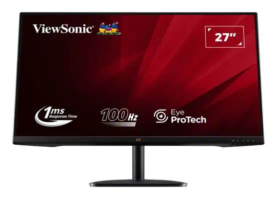 Viewsonic VA2732-H-2 écran plat de PC 68,6 cm (27") 1920 x 1080 pixels Full HD LED Noir - Ecran Ordinateur - visuel 2
