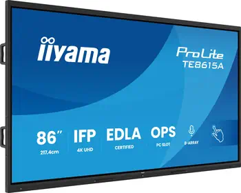 Acheter iiyama TE8615A-B2AG Écran d'affichage dynamique Écran plat interactif 2,17 m (85.6") Wifi 550 cd/m²