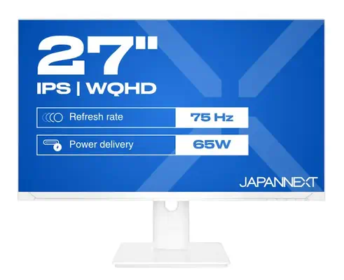 JN-IPS270WQHD75F-C65W-HSP-W - JAPANNEXT - Ecran Ordinateur - visuel 1