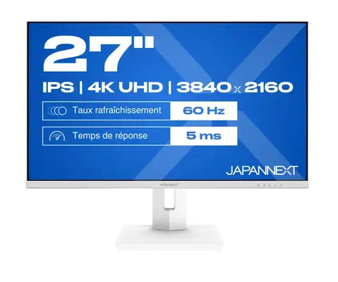 JN-IPS270UHD60F-C65W-HSP-W - JAPANNEXT - Ecran Ordinateur - visuel 1