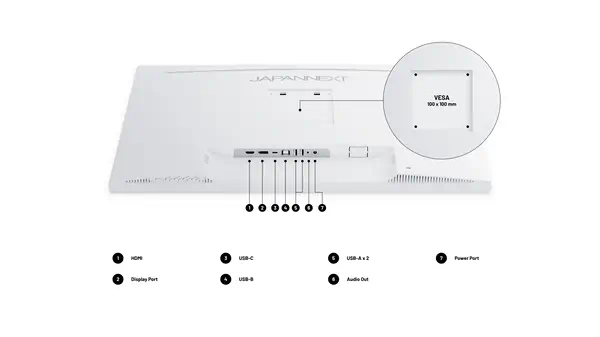JN-IPS270UHD60F-C65W-HSP-W - JAPANNEXT - Ecran Ordinateur - visuel 5